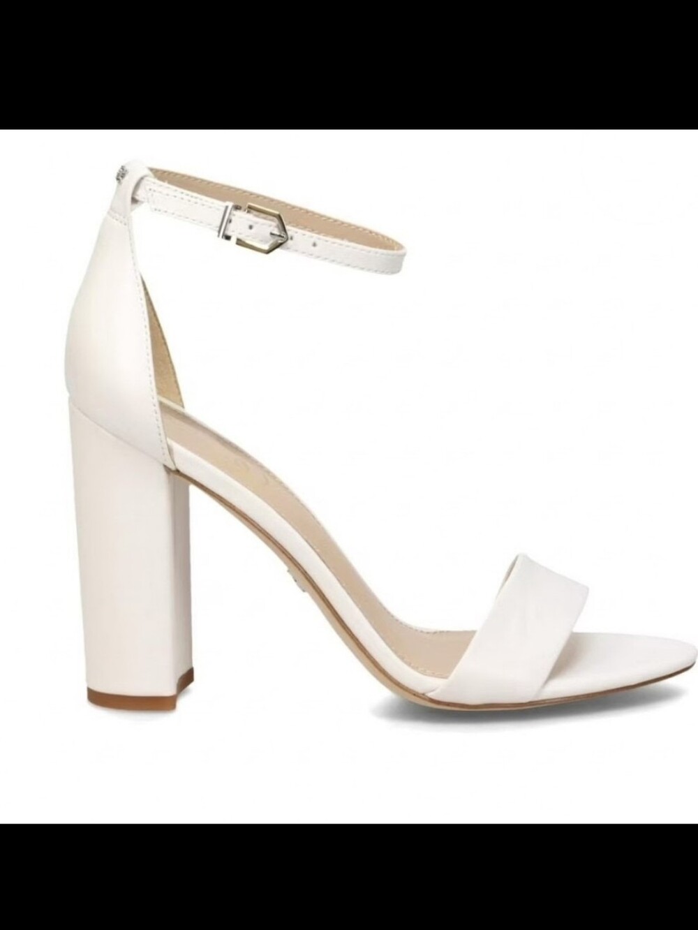 Sam Edelman Yaro White Heel Size 8.5